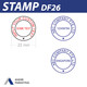 Company round stamp with UEN (DF26)