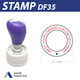 Company round stamp (DF35)