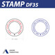 Company round stamp (DF35)
