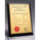 SMC Certificate Wooden Plaque